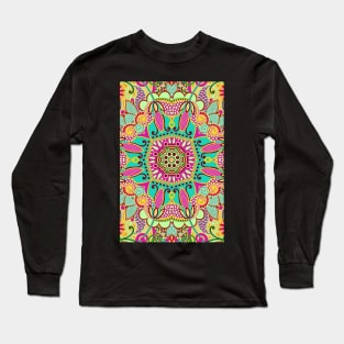 Psychadelic Colour Long Sleeve T-Shirt